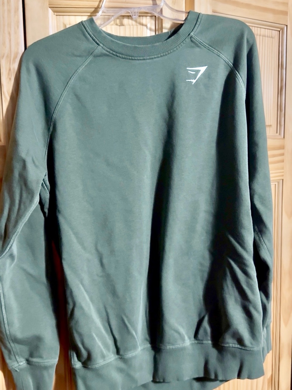 Gymshark Men's Crewneck Sweatshirt in Olive Green